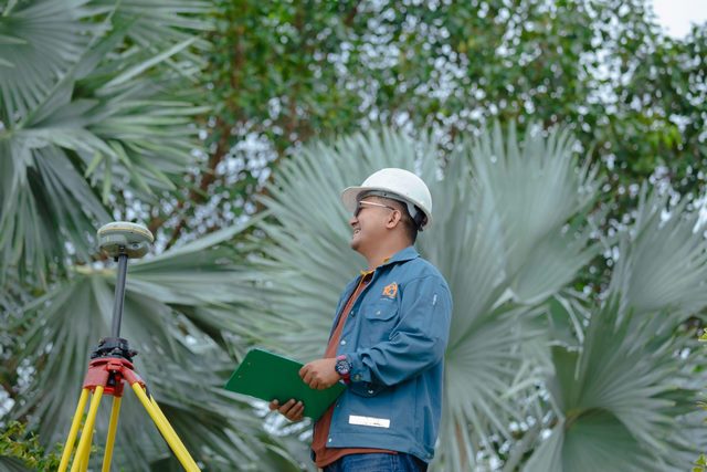 การสำรวจรังวัดหมุดควบคุม บริษัท เคเจ เซอร์เวย์ แอนด์ คอนซัลแตนท์ จำกัด