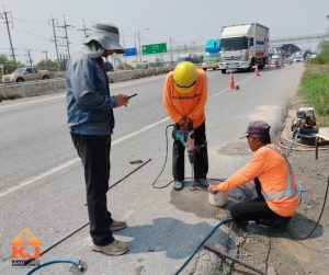 โครงการ งานสร้างท่อร้อยสายใต้ดิน (HDD)