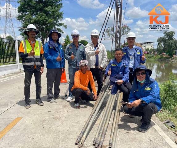 โครงการ งานเจาะสำรวจหาตำแหน่งท่อส่งน้ำมัน ขนาด 10″และ 18″ตำบลประชาธิปัตย์ และ ตำบลบึงยี่โถ อำเภอ ธัญบุรีญบุรี ปทุมธานี