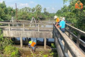 โครงการสำรวจคลองข่า ตำบลนาทับ อำเภอจะนะ จากกรมทรัพยากรน้ำ